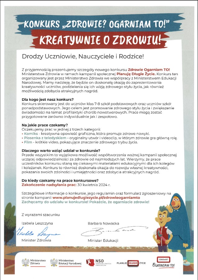 Konkurs Zdrowie? Ogarniam TO!